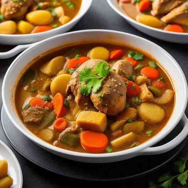 Рагу с курицей для ленивых